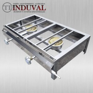 CO9Q2P: Cocineta de 2 quemadores en acero inoxidable