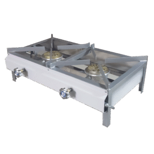 CO10Q2P: Cocineta de 2 quemadores en acero inoxidable