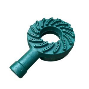 Quemador de hierro fundido recortado medidas 20 cm * 13 cm.