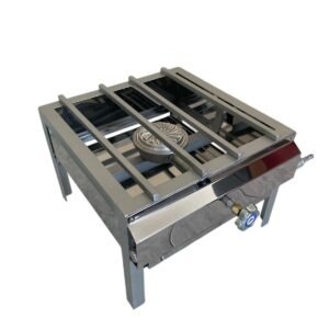 CN1QAPPISB21: Cocineta de 1 quemador de aluminio pequeño.